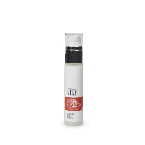 Crema esfoliante glicolico 5% / jaluronico e bacche di goji