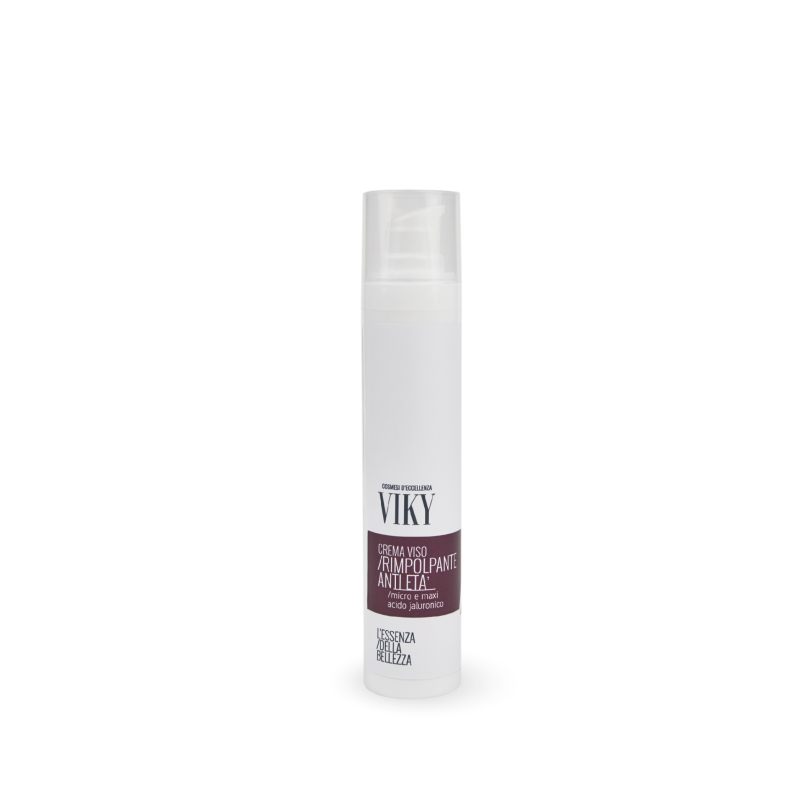 Crema rimpolpante anti età / micro e maxi acido jaluronico