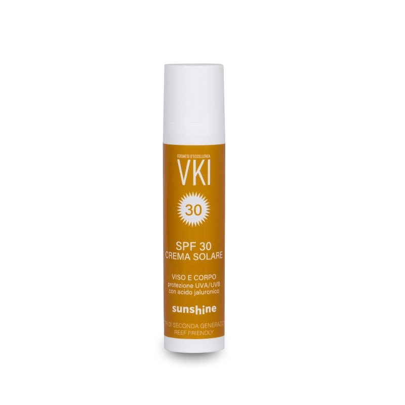 spf 30/alta protezione crema solare viso e corpo con protezione uva/uv