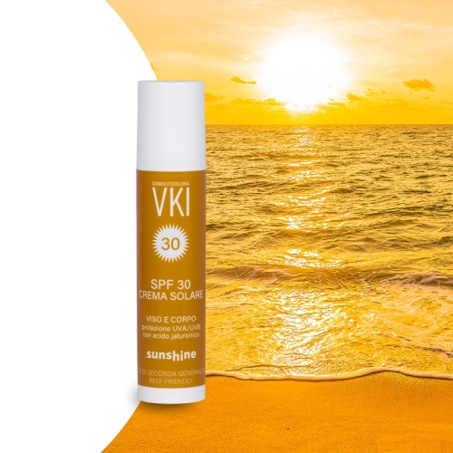 spf 30/alta protezione crema solare viso e corpo con protezione uva/uv