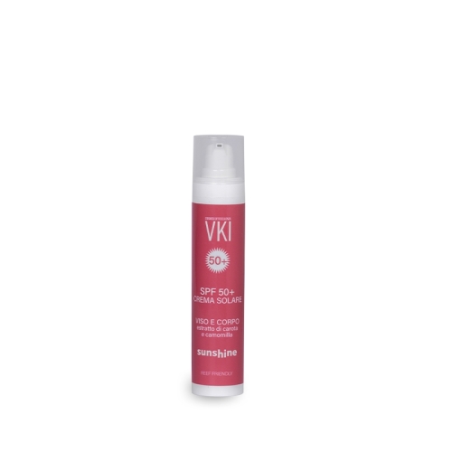 Crema SPF 50+ altissima protezione solare con acido jaluronico